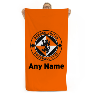 Personalised Beach Towel Dundee United Crest